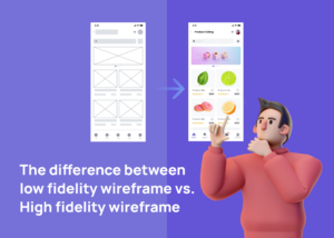 Low-fidelity-vs-High-fidelity-wireframe