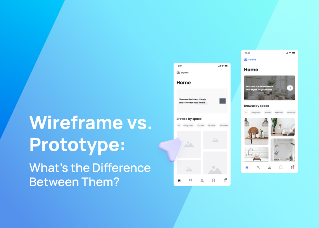 Wireframe vs Prototype